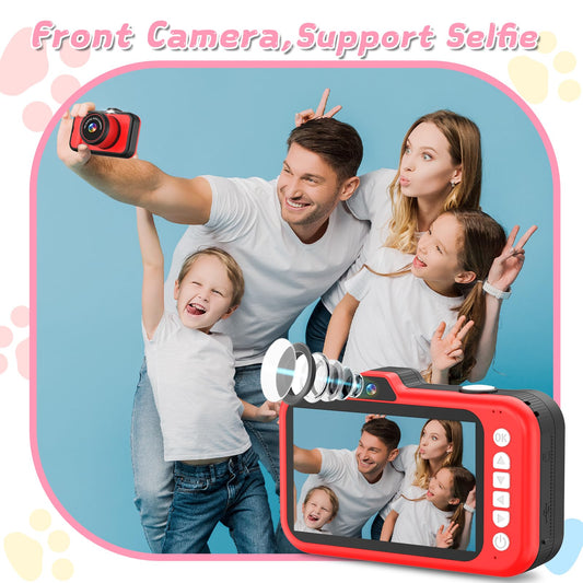 CHAKEYAKE Kids Camera 3.5-inch screen for easy framing and viewing