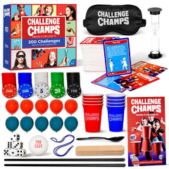 Challenge Champs team-building-offsite setup promotes collaboration through competitive challenges.