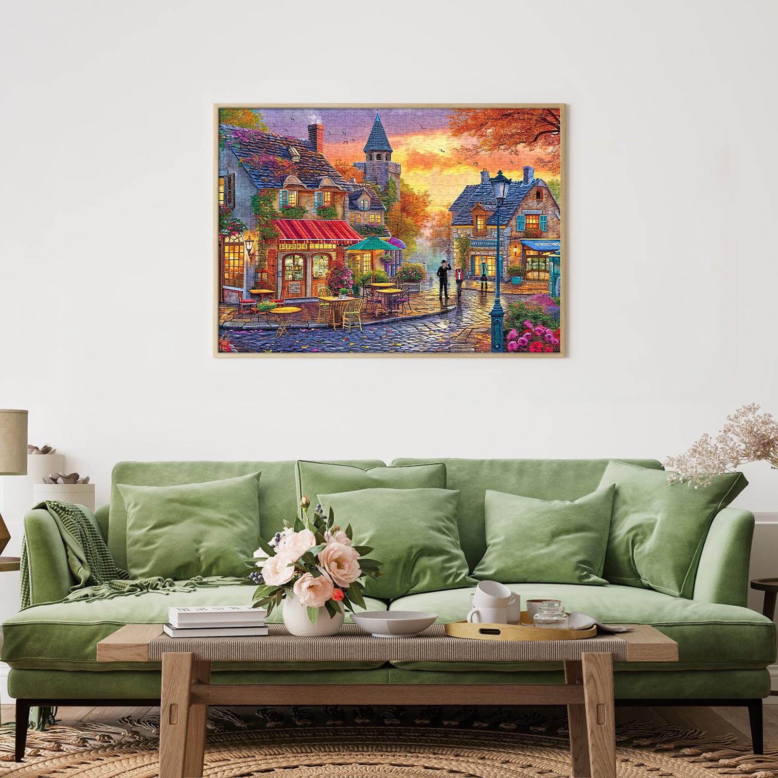 Chalzidar autumn street decor ready to frame