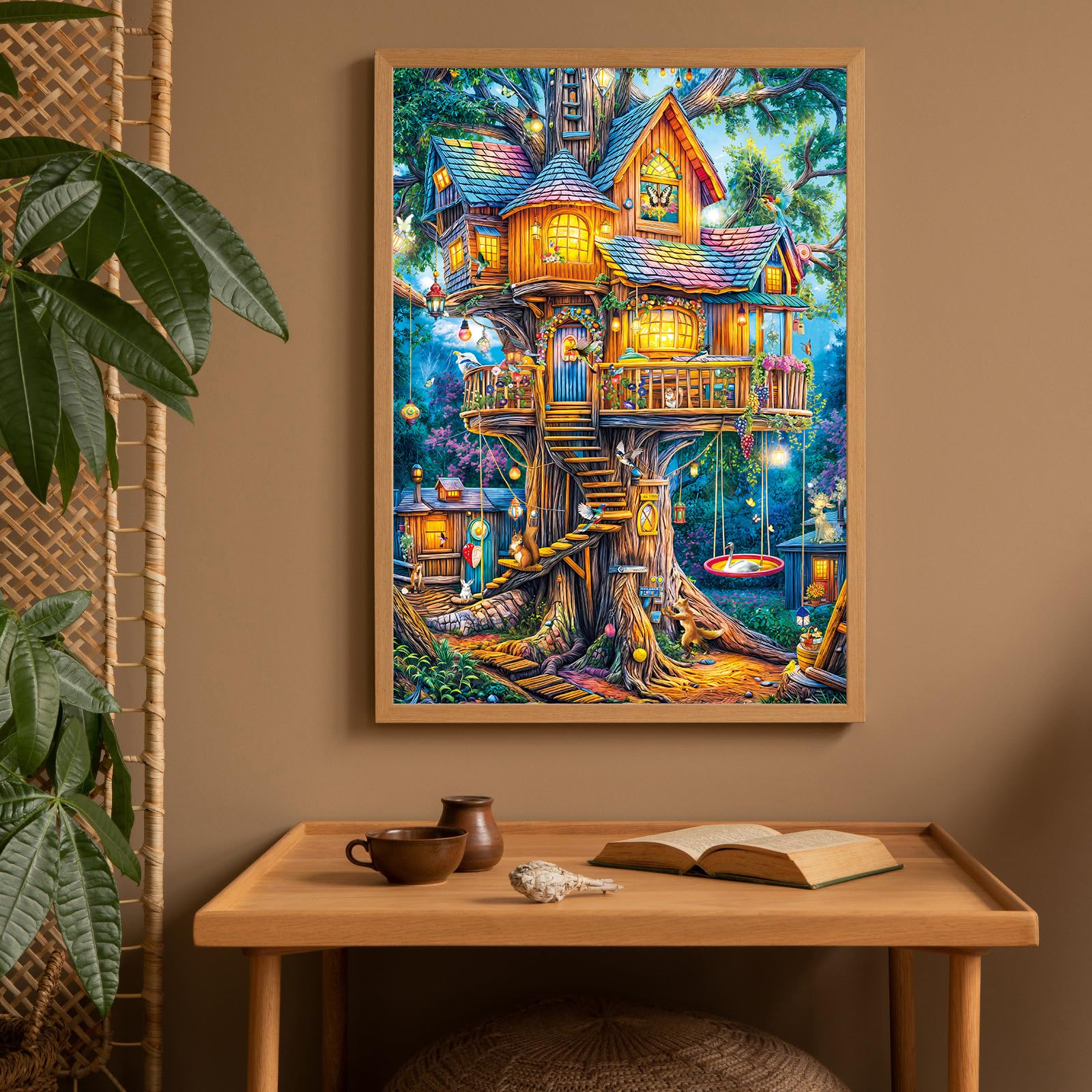 Chalzidar detailed-cut piece pattern ensures a satisfying jigsaw experience