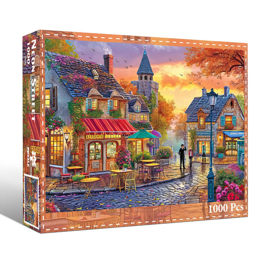 Chalzidar interlocking 1000-piece puzzle for satisfying assembly