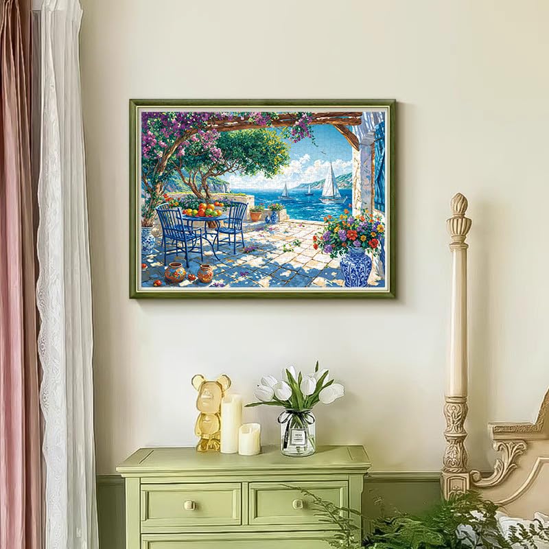 Chalzidar Summer Coast puzzle uses recycled cardboard for eco-friendly craft