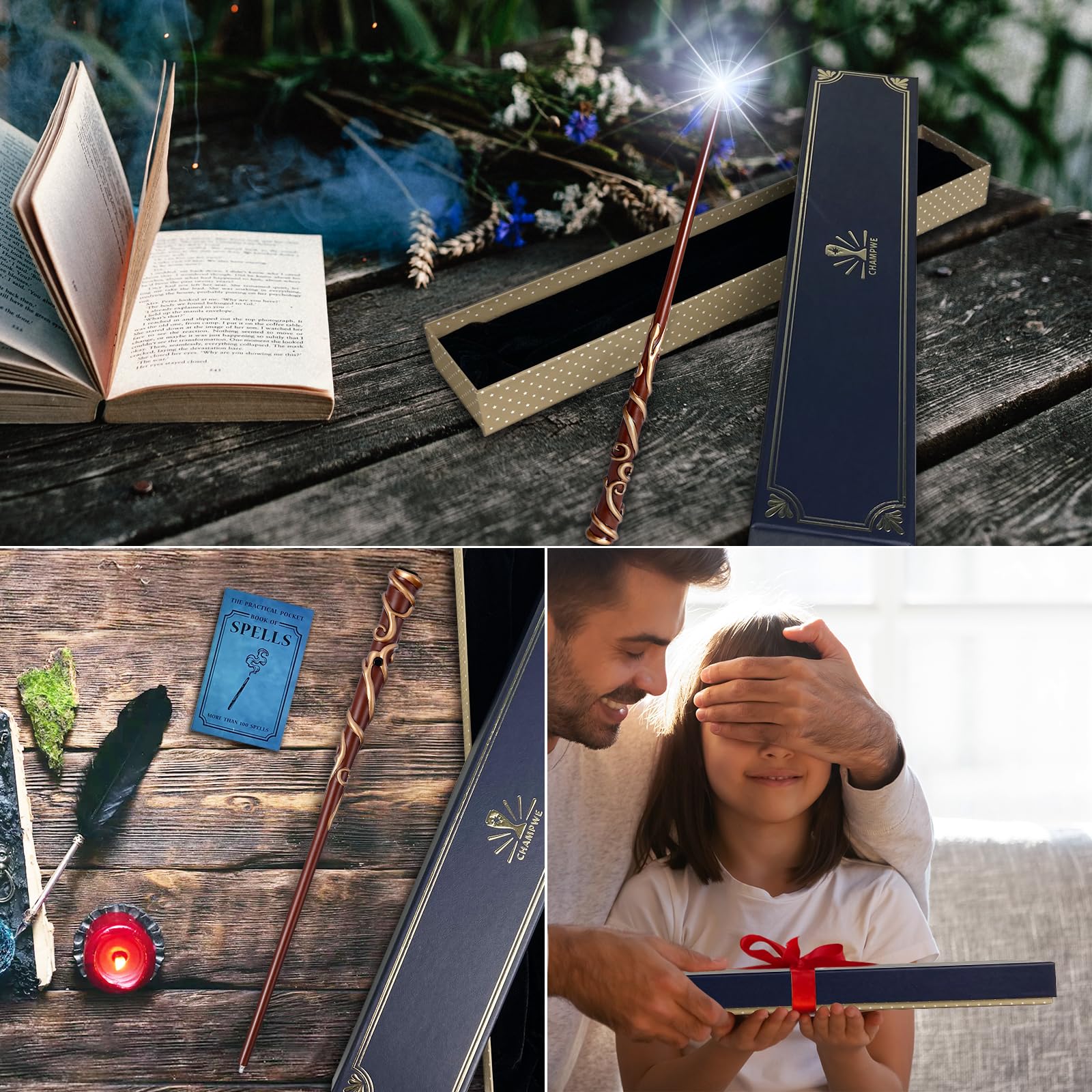 ChampWe Light Up Wand Ivy durable steel-core build for lasting use.