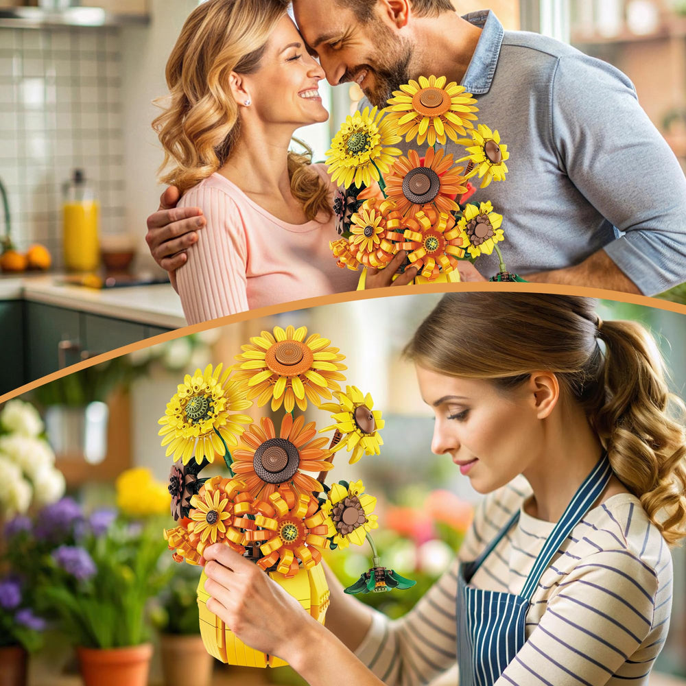 Chanbrick Sunflower Building Set room decor ideas for creative spaces.