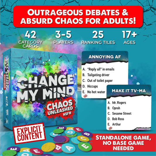 Change My Mind NSFW cards pack to spark provocative conversations.
