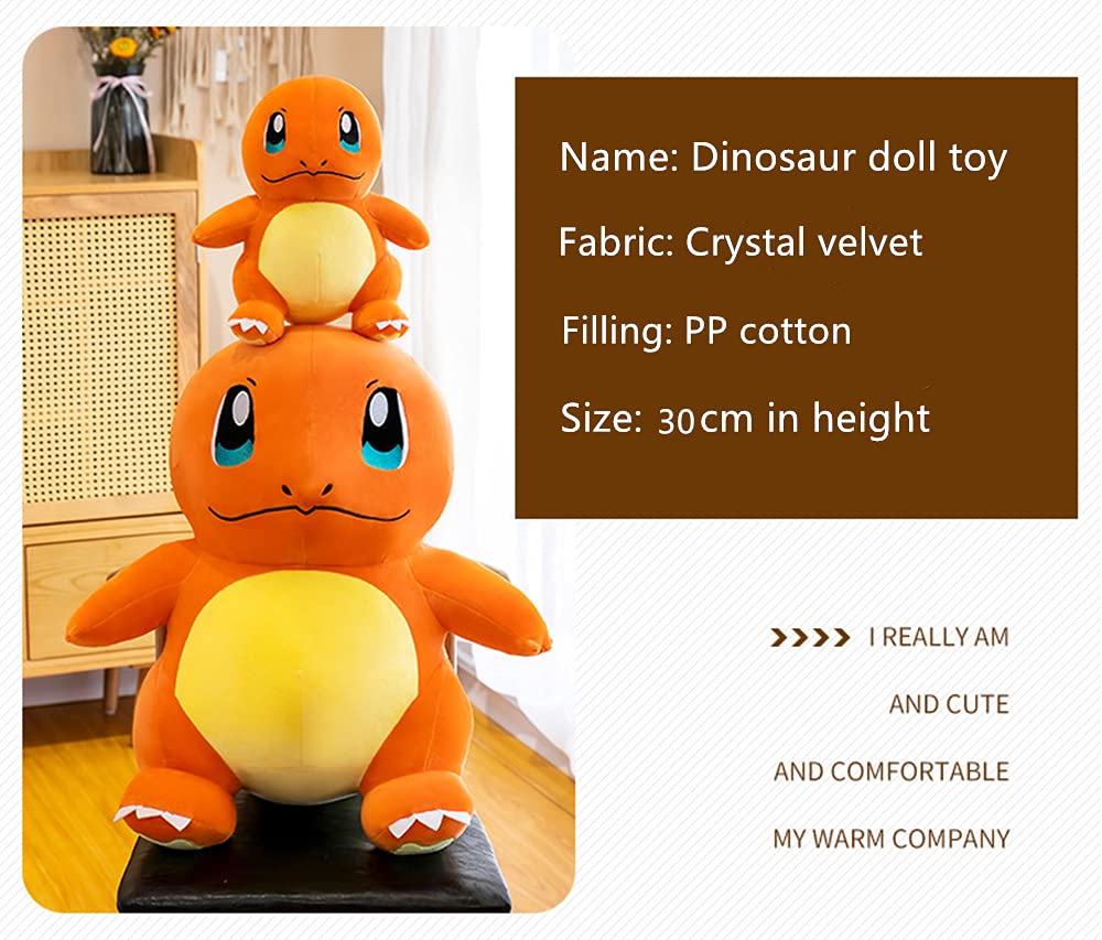 CHAOZI0 All Stars Fire Dragon plush in room decor setup, enhances children's spaces.
