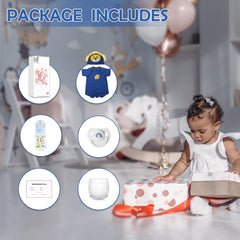 CHAREX Complete Gift Set with bottle and pacifier ready for imaginative play.