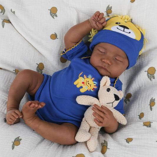 CHAREX Hand-painted features on reborn doll add lifelike charm for expressive play.