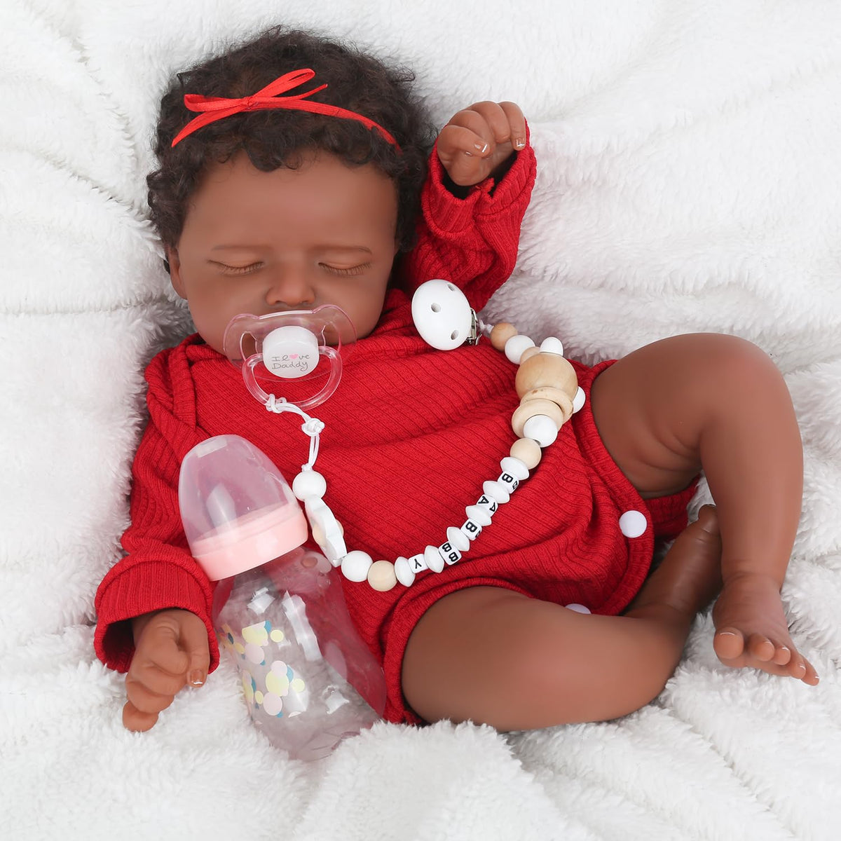 CHAREX Realistic 18in doll face closeup showing lifelike expression for imaginative play