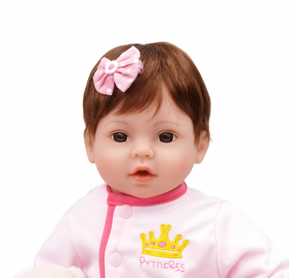 CHAREX Reborn Baby Doll cradle and accessories enable complete pretend play.