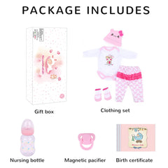 CHAREX Lucy outfit close-up showcasing newborn-style clothing