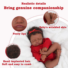 CHAREX Reborn doll eyebrows detail highlighting precision for realistic storytelling