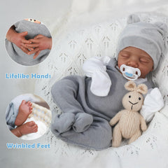 CHAREX Reborn doll included accessories and birth certificate for gifting.