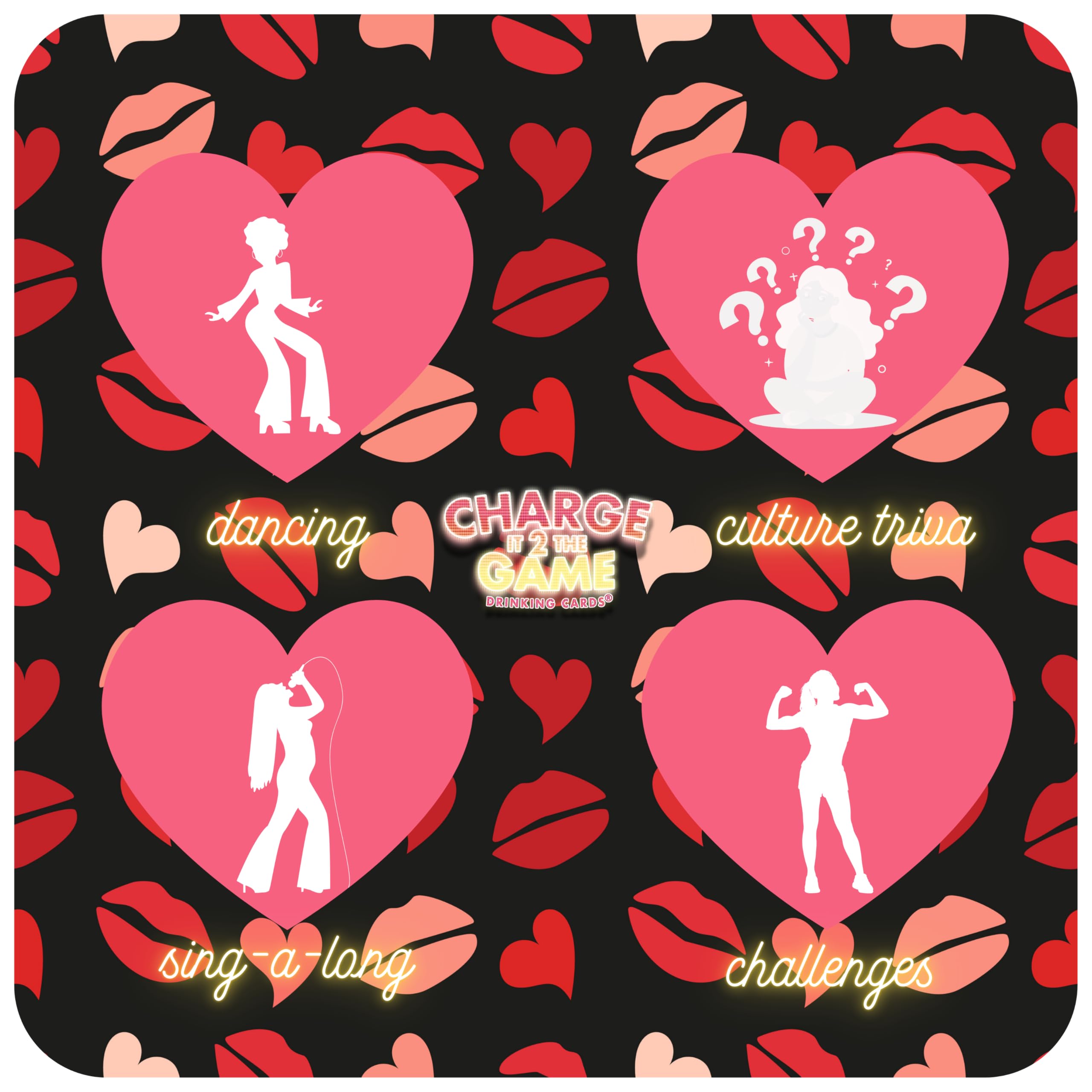 Charge It 2 The Game Girls Night Edition gift-ready box for girlfriends.
