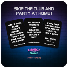 Charge It 2 The Game group having fun image highlights social energy and teamwork