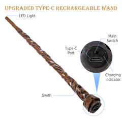 CharmFields Blossom Wand 5-color lighting highlights all colors for storytelling moments.