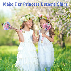 CharmFields pink princess wand packaged as a ready gift for birthdays