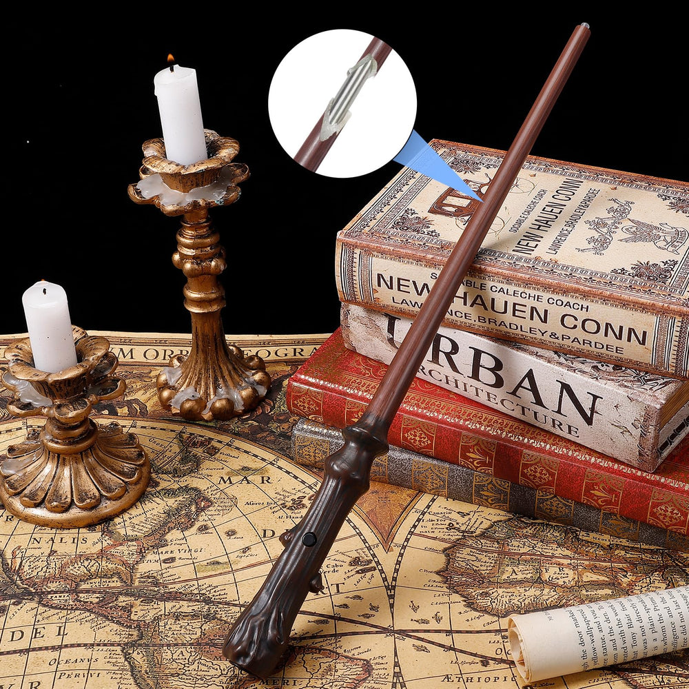 CharmFields wizard wand 5-color static lighting to set magical mood.
