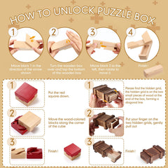 Charniol 3D brain teaser lock box challenges the mind while concealing treasures.