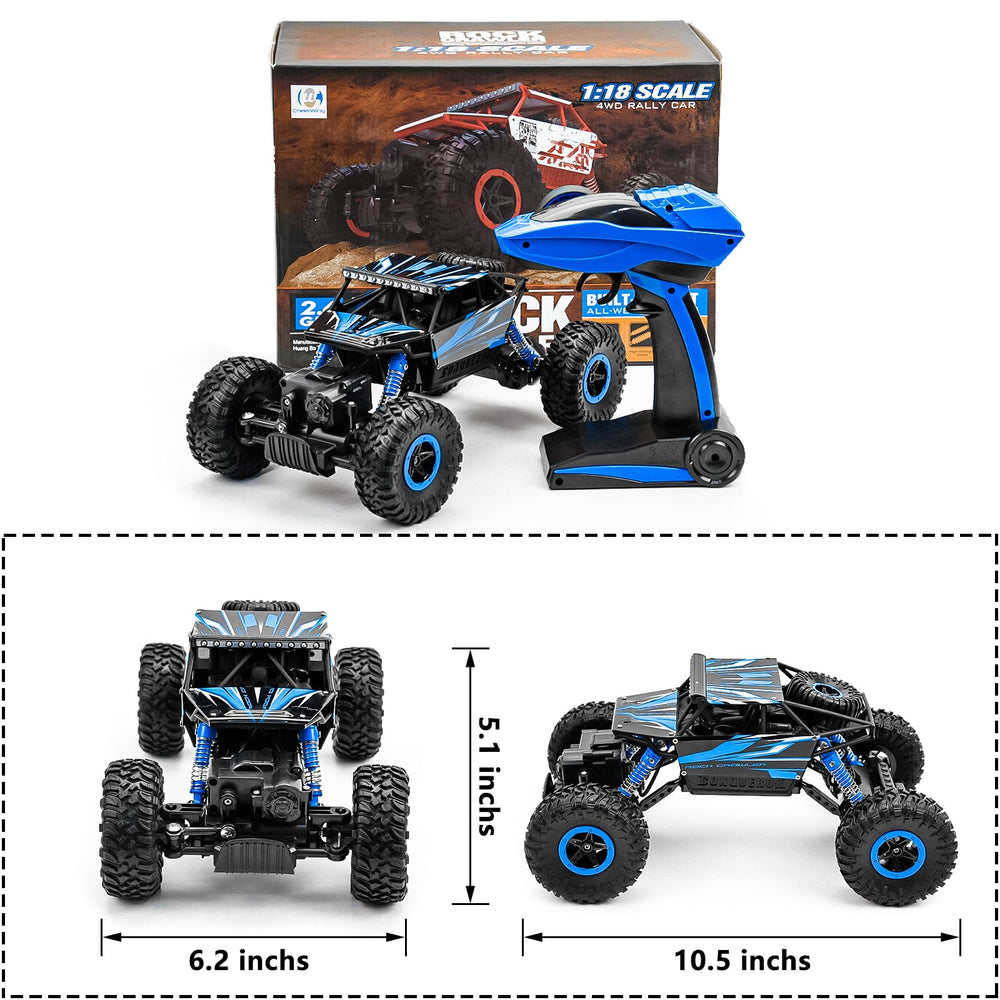 Cheerwing off-road RC truck blue action on dirt