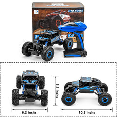 Cheerwing off-road RC truck blue action on dirt