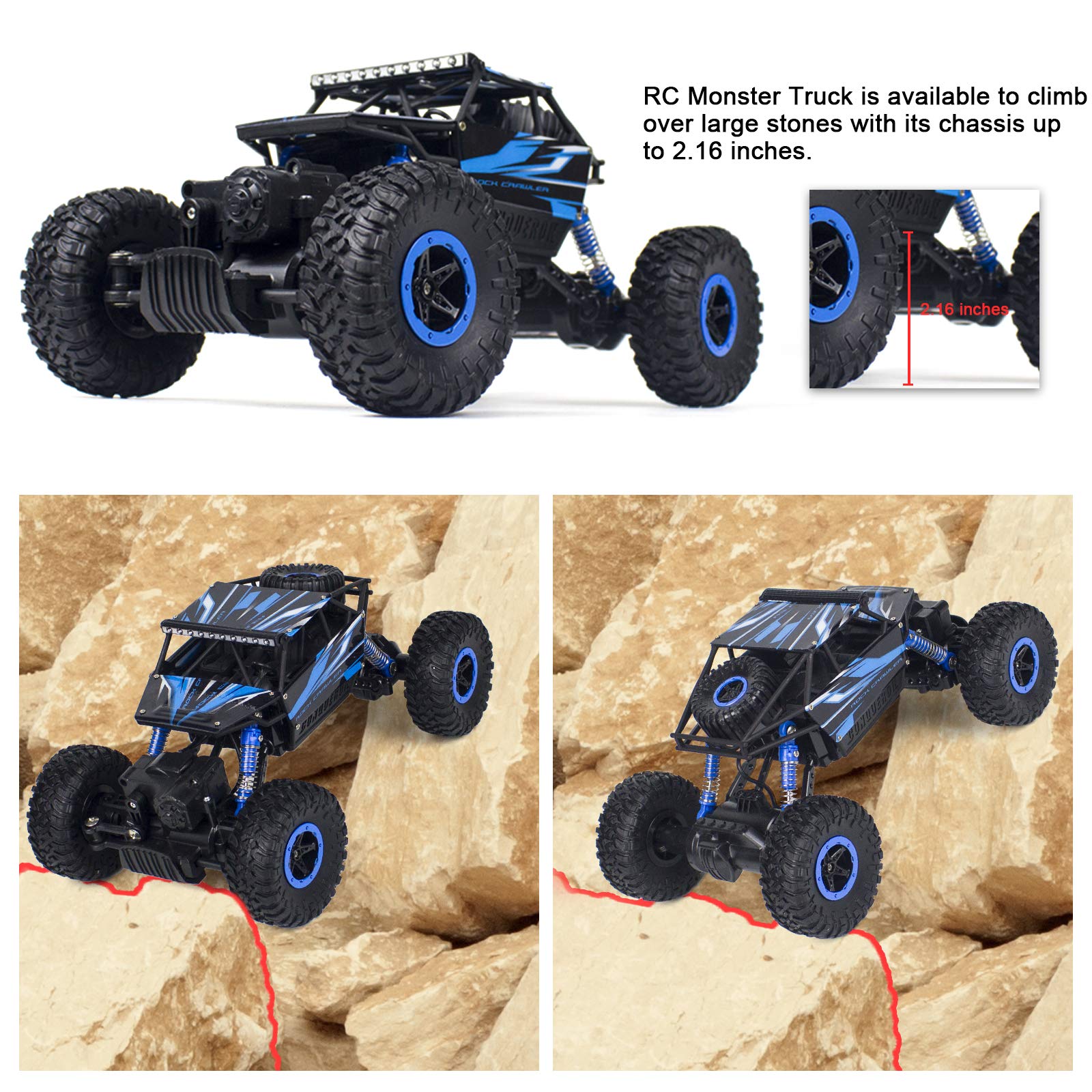 Cheerwing blue 2.4GHz transmitter view emphasizes ergonomic controls
