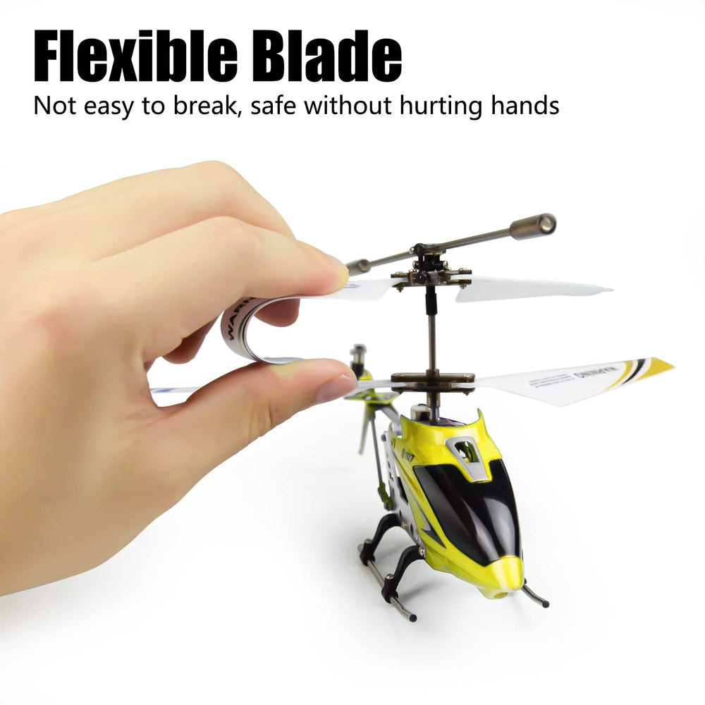 Cheerwing S107 yellow RC remote control offers responsive two-frequency setup.