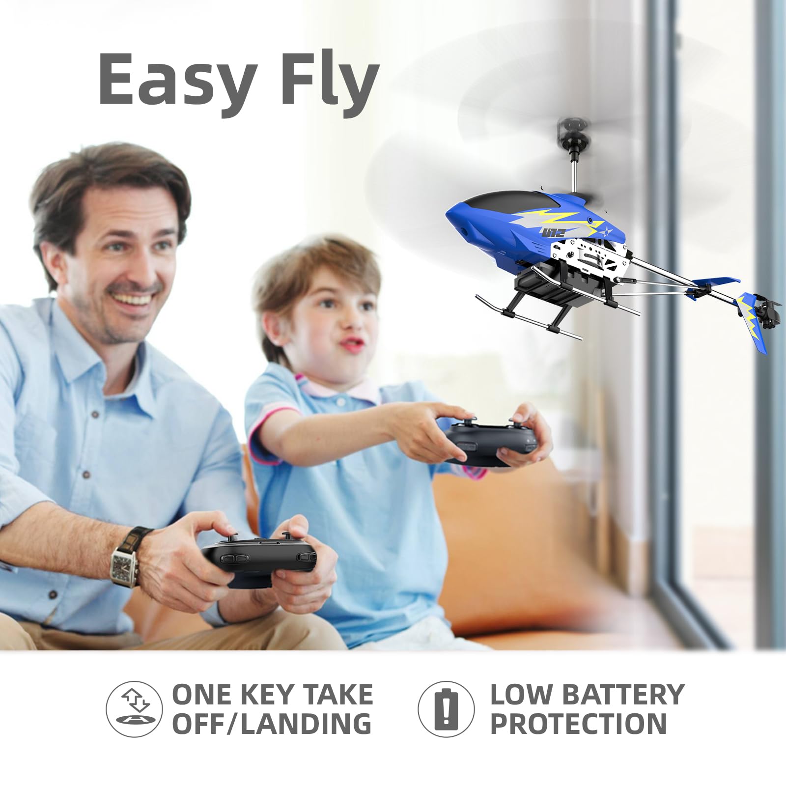 Cheerwing U12 dual-speed mode and LEDs support beginner to advanced indoor flying.