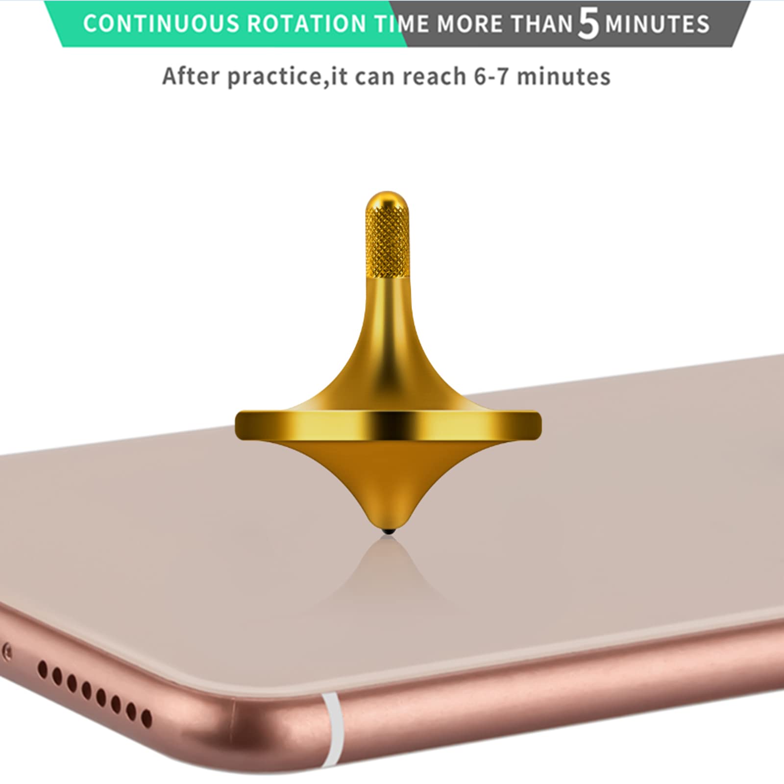 CHEETOP spin-time demo on crystal base in real use.