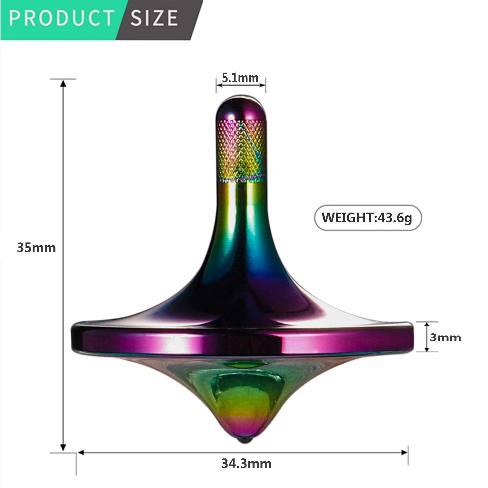 CHEETOP spinning top with CNC precision surface for smooth, balanced spins