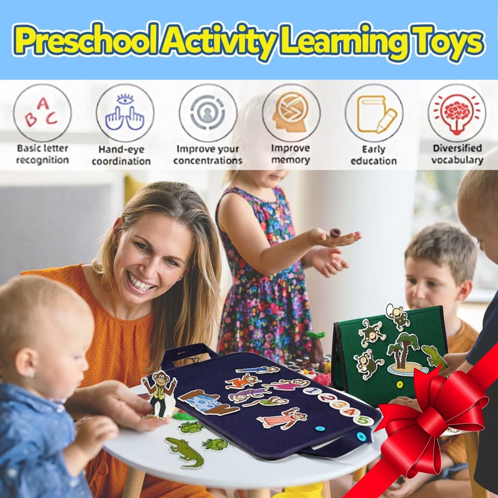 CHEFAN preschool storytelling set is ideal for homes and travel.