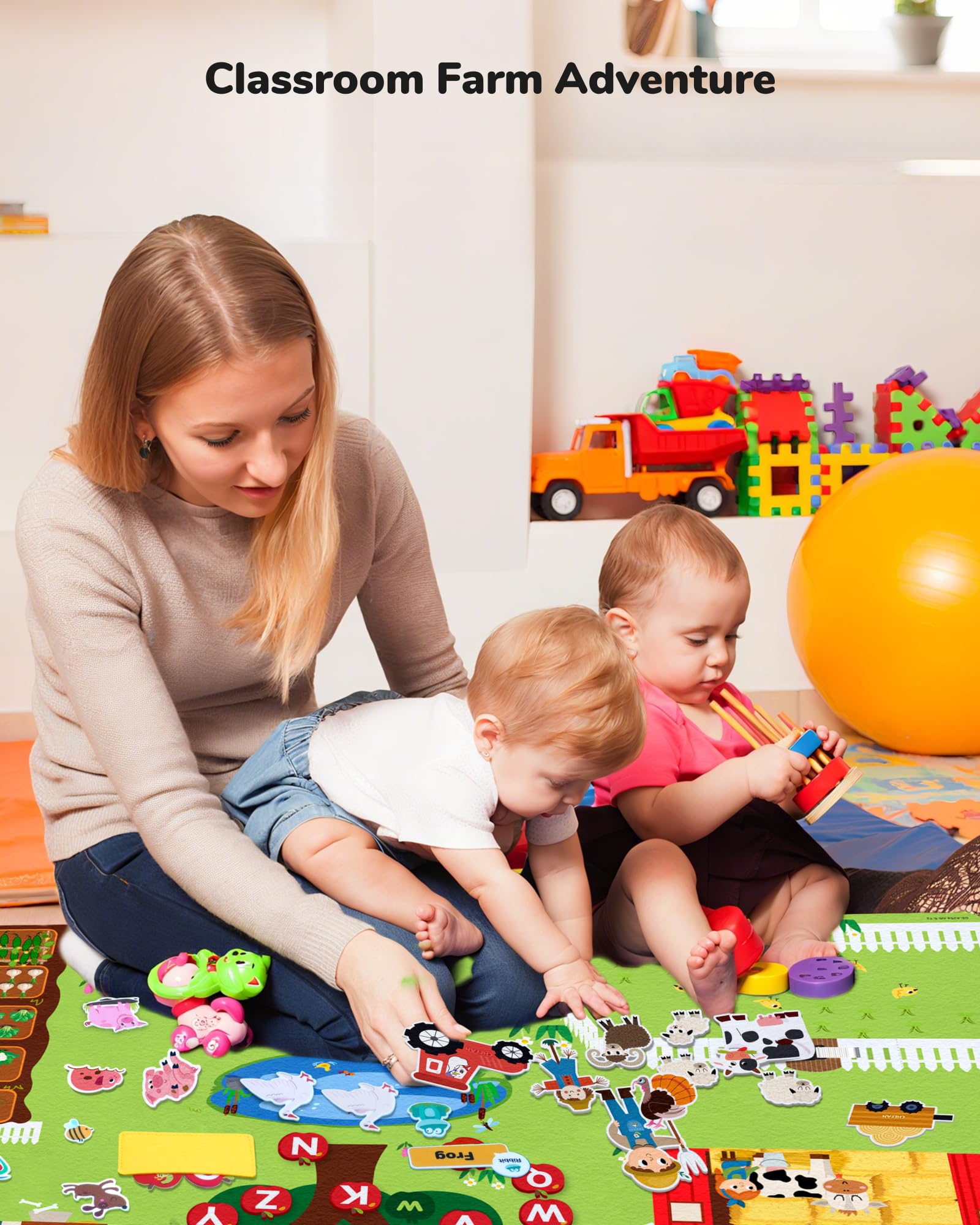 CHEFAN soft, vibrant felt ensures safe play and easy cleaning.