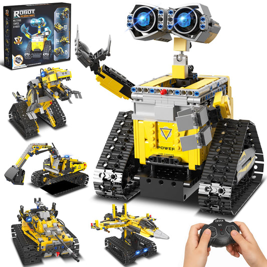Cheffun 5-in-1 robot model with colorful parts for creative play