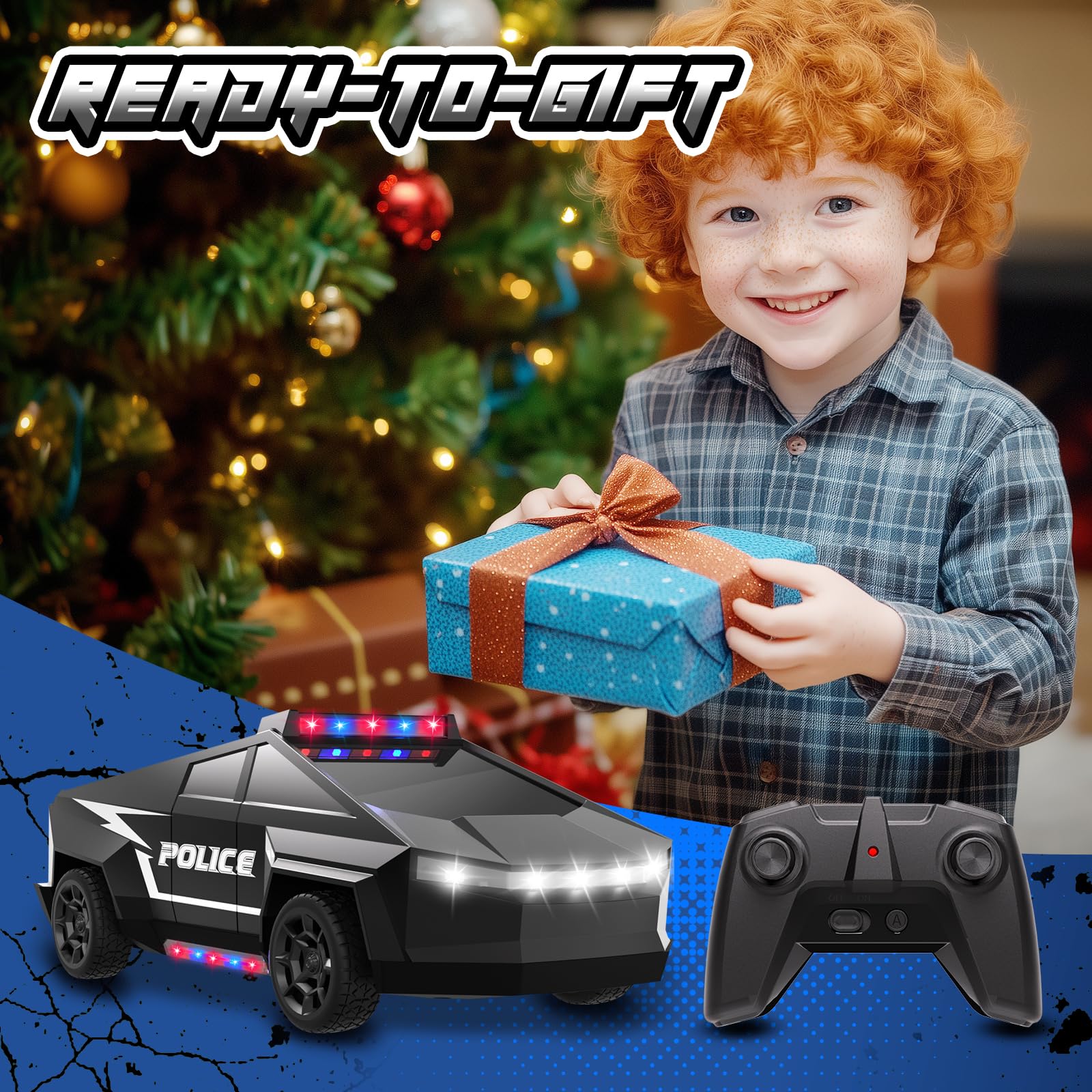 Cheffun 4WD RC car chassis handles indoor and outdoor terrain.