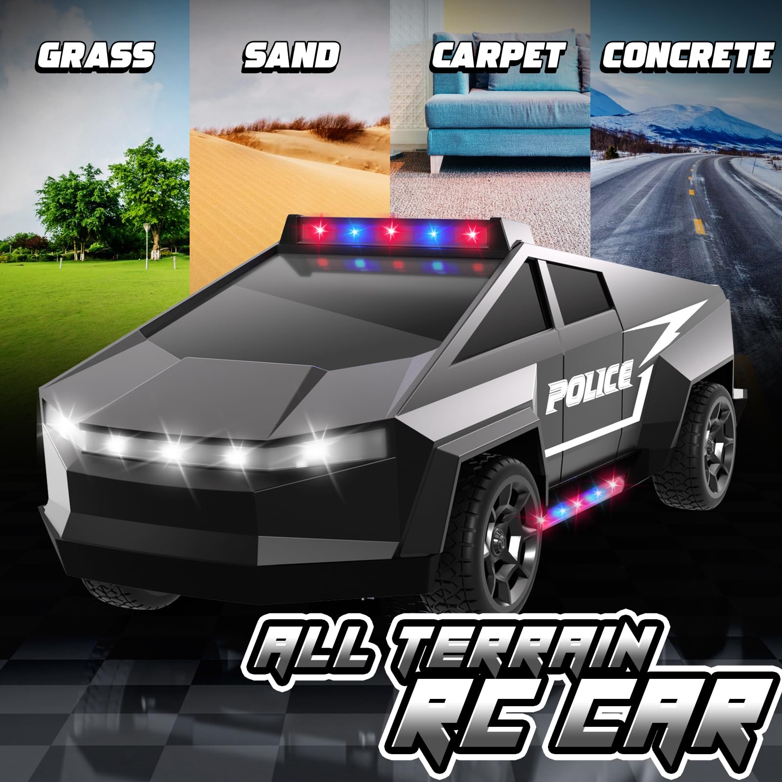 Cheffun remote control joystick simplifies quick, intuitive driving.