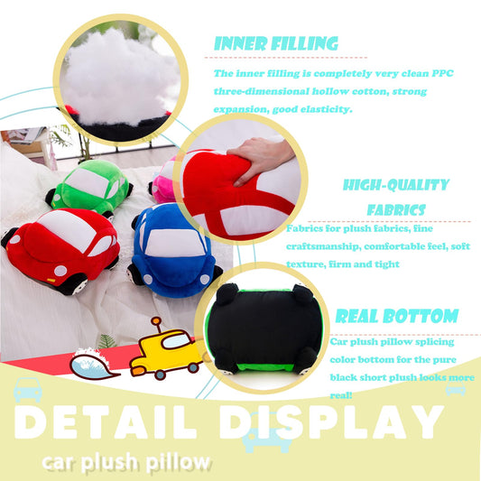 Blue car plush pillow by CHELEI2019 offering comforting bedtime support.