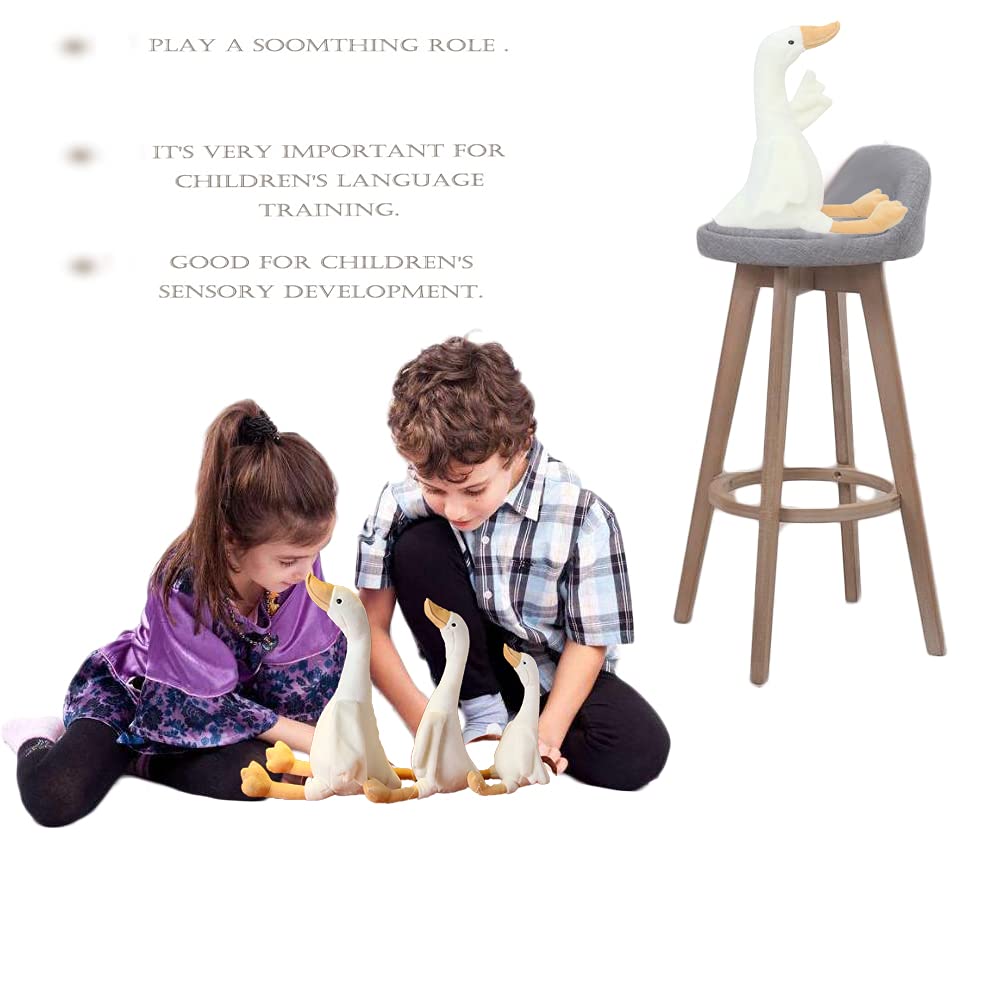 CHELEI2019 swan plush embroidery close-up shows quality stitching and durability