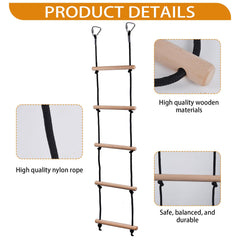 ChengFu indoor outdoor rope ladder fits tree houses and play areas