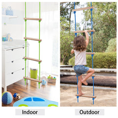 ChengFu rope ladder complements rings, monkey bars, and swings