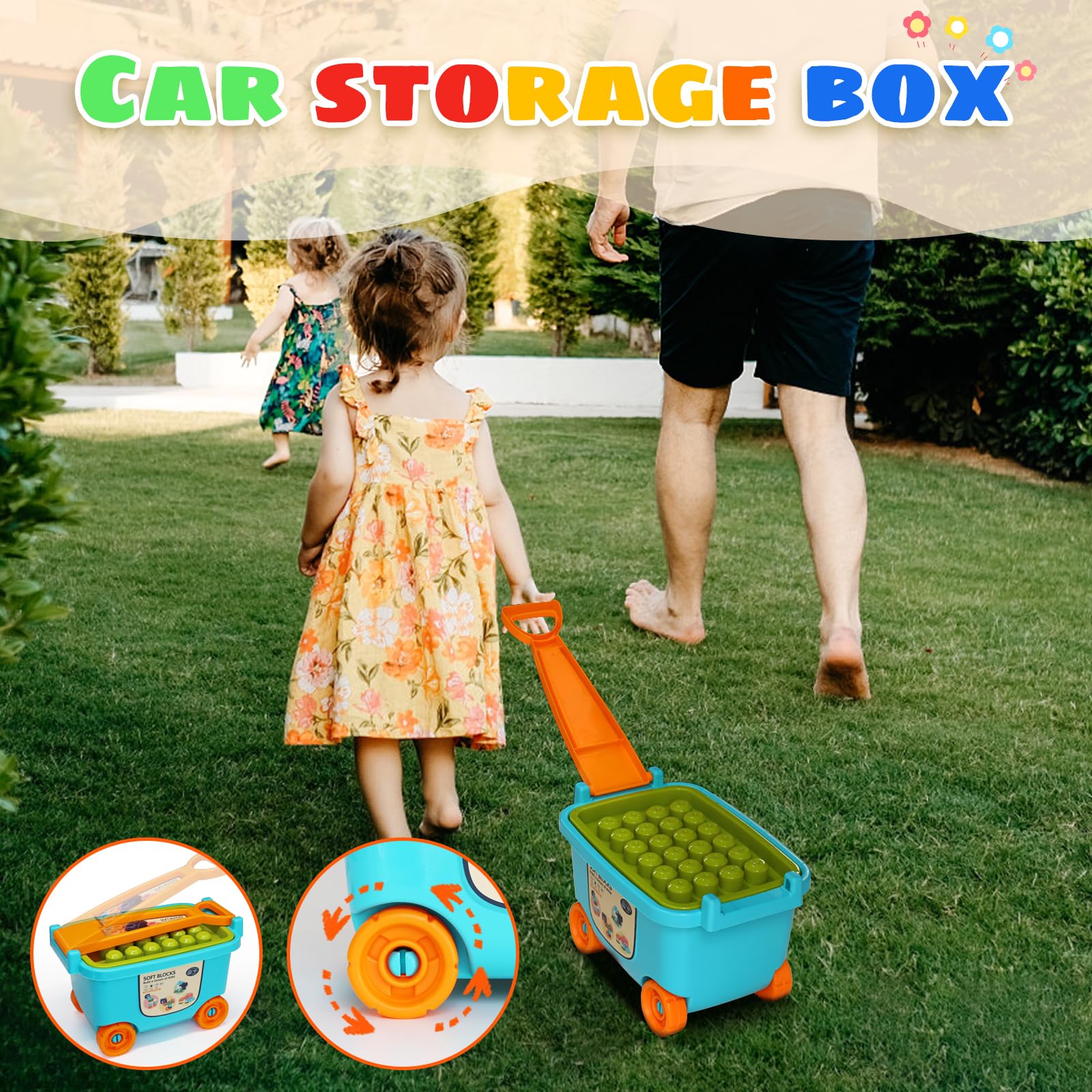 Chenxuanbro blocks and cart invite shared activity, boosting early social interaction.