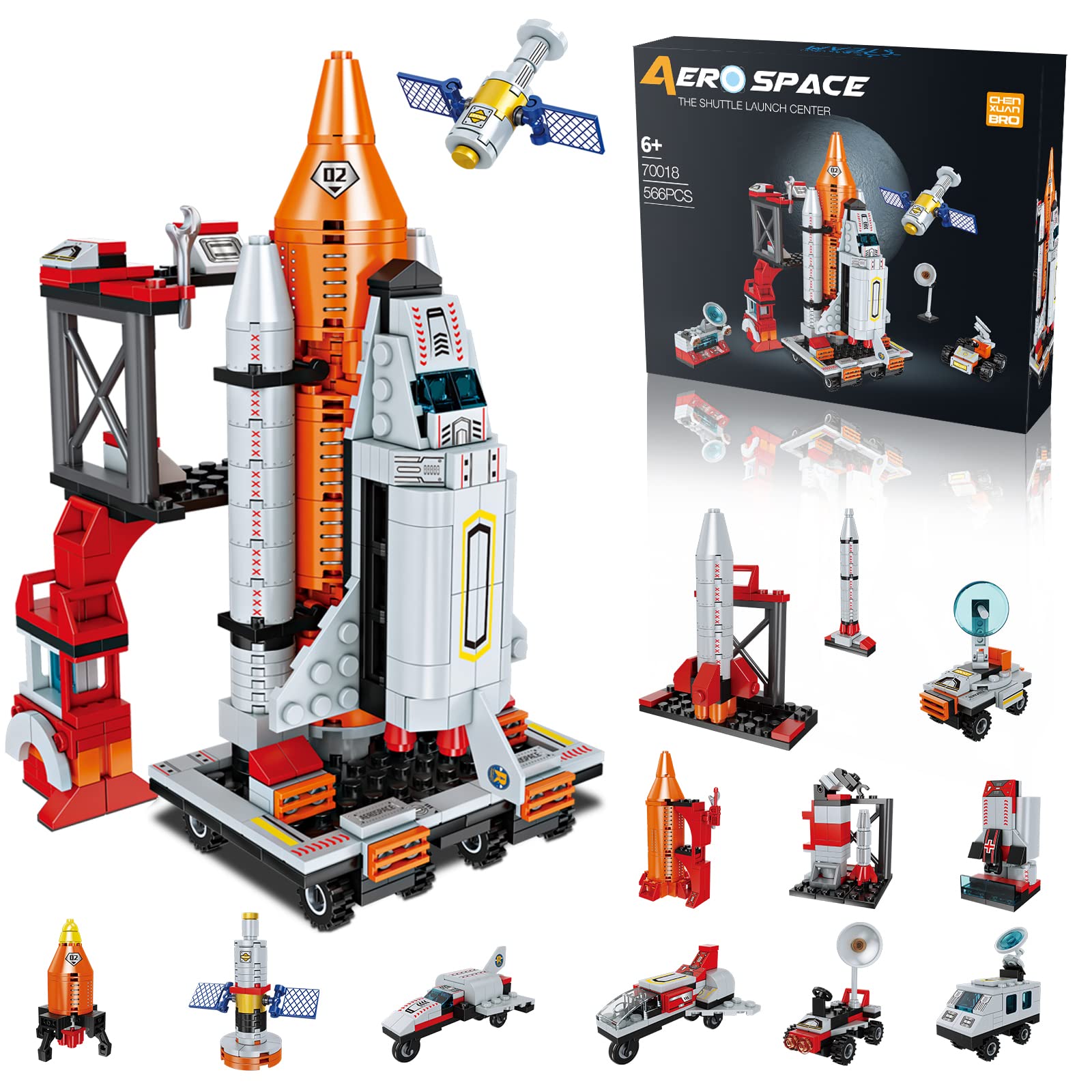 Chenxuanbro space shuttle building assembly for hands-on STEM fun.
