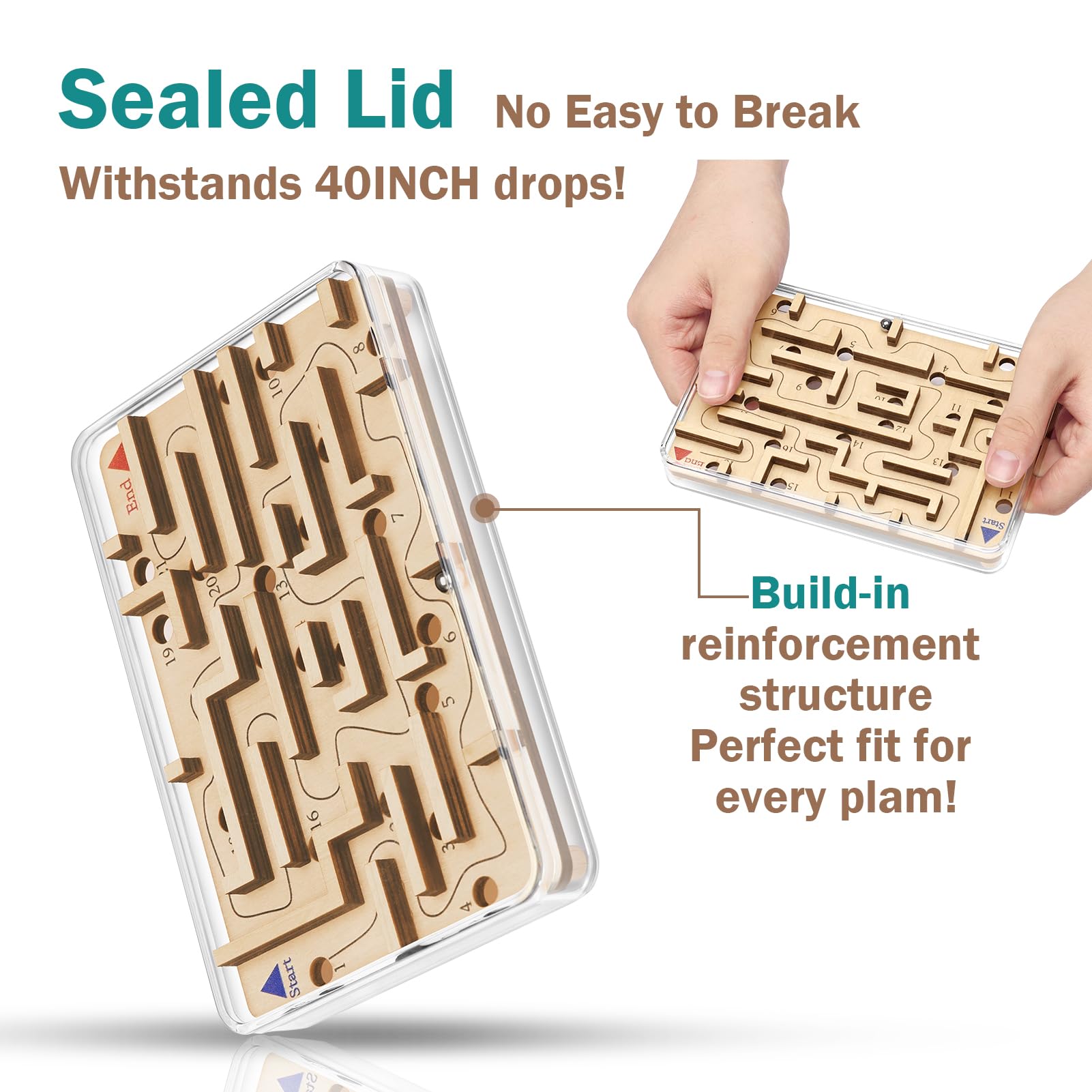 CHEROSIN beech wood board close-up, texture and smooth finish support comfortable desk play.