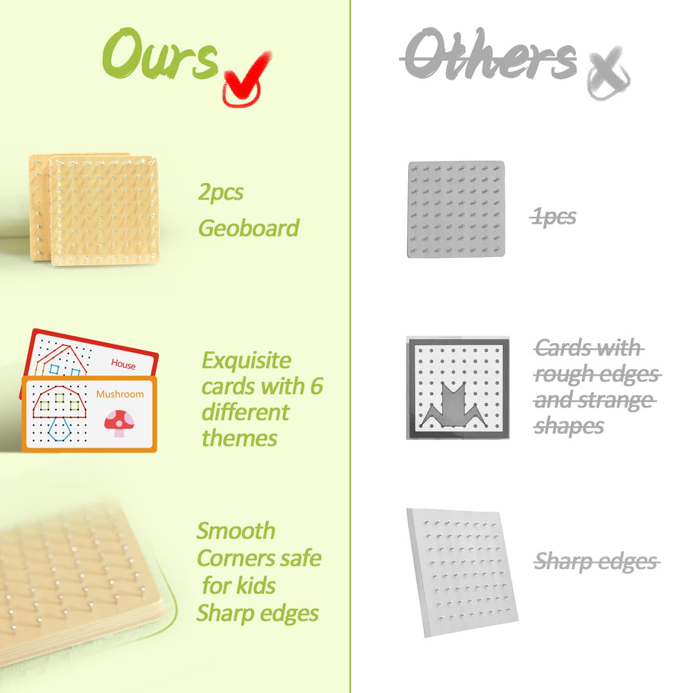 CHEROSIN geoboard promoting two-player collaboration in building shapes