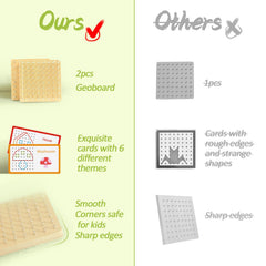 CHEROSIN geoboard promoting two-player collaboration in building shapes