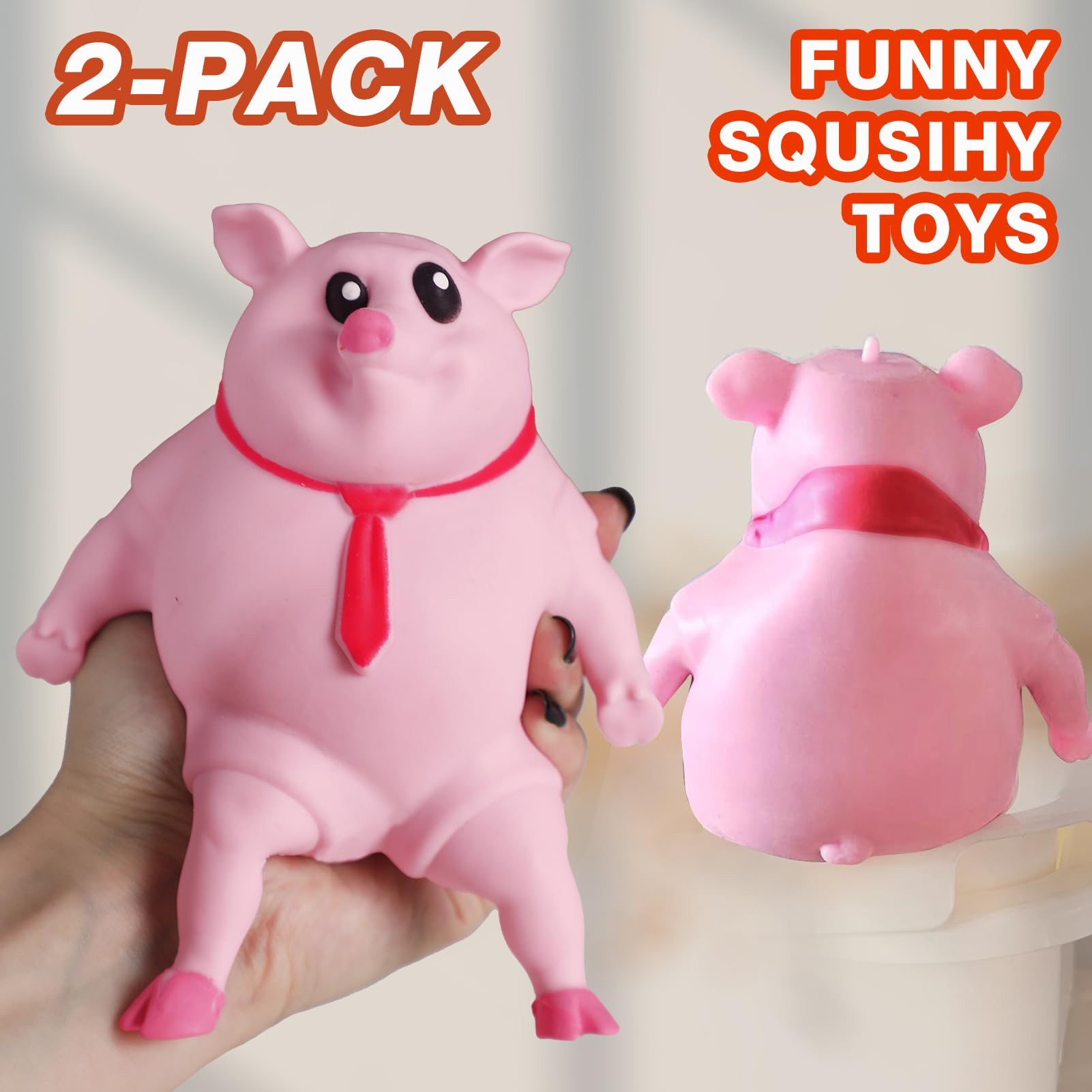 CHEROSIN squishy pig toy supports concentration at work or study.