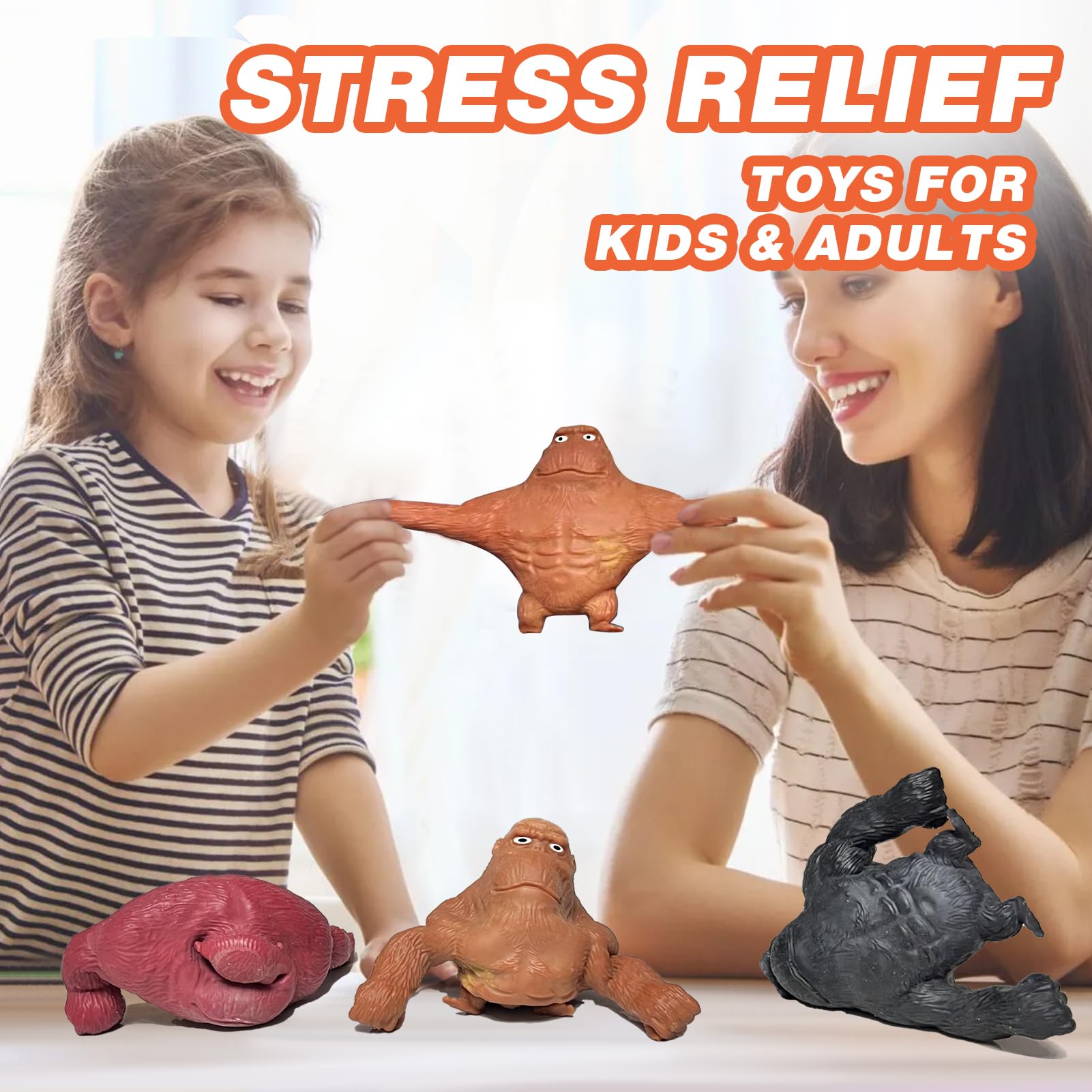 CHEROSIN washable, durable monkey toy stays soft after play
