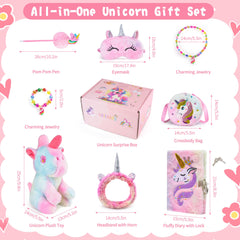Cherry Tale unicorn plush diary with lock for secure daily memories