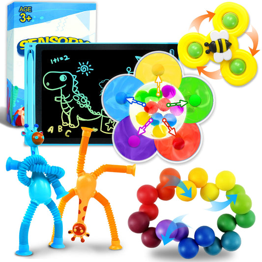 CHESLICR LCD Writing Tablet for on-the-go drawing and travel-friendly learning.
