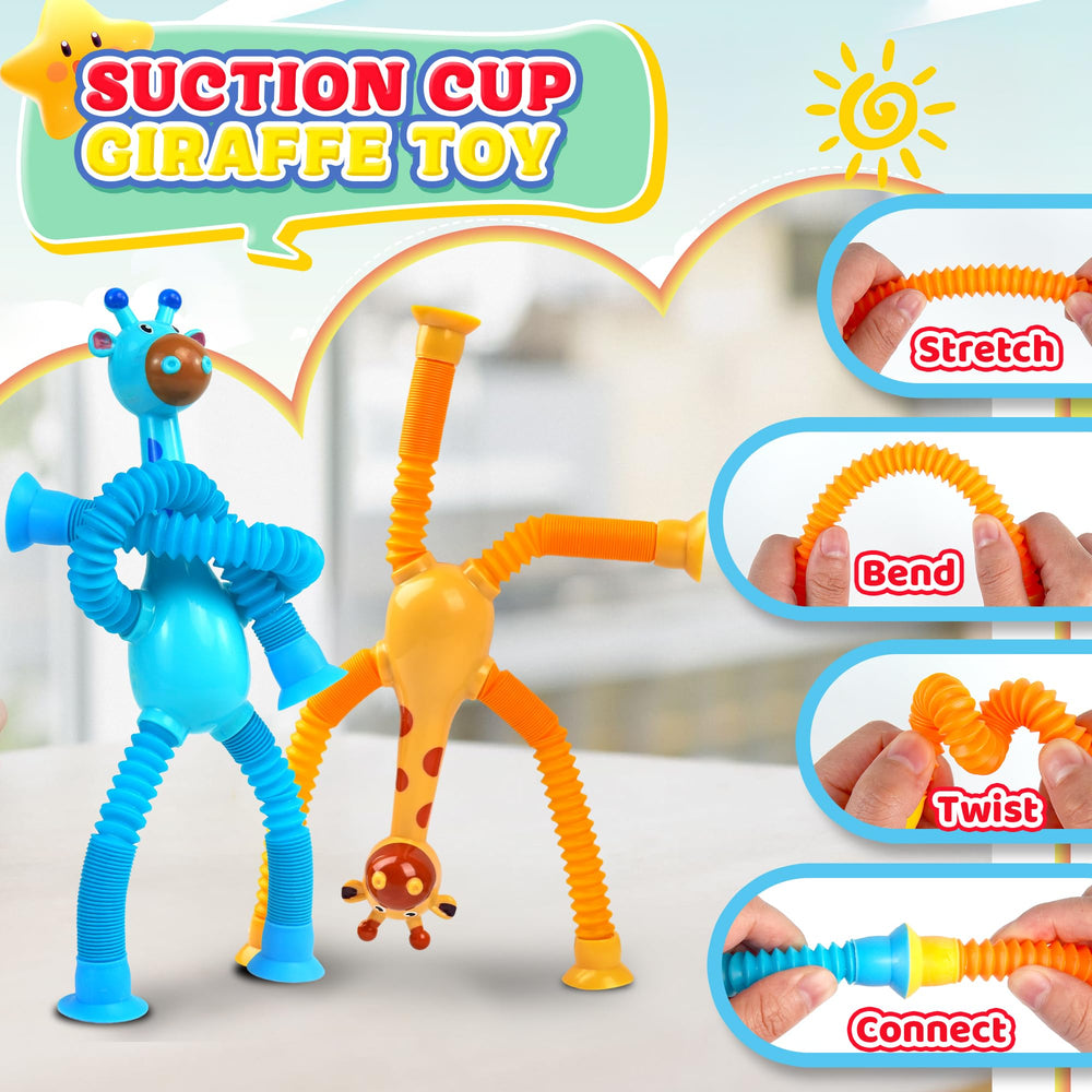 CHESLICR Pop Tube Giraffe B for calm play on the go.