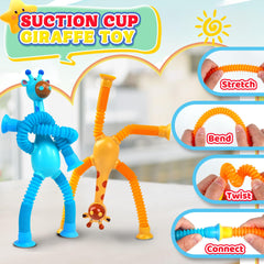 CHESLICR Pop Tube Giraffe B for calm play on the go.